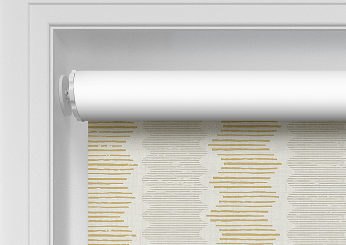 Zig Zag Stripe, Warming Yellow - Twist&Fit Roller Blind - Image 10
